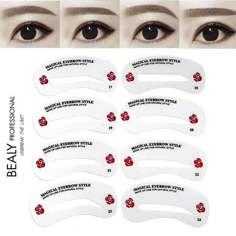  SET 24 MIẾNG KHUÔN KẺ CHÂN MÀY MAGICAL EYEBROW STYLE 