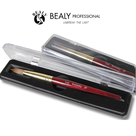  CỌ NAIL ĐẮP BỘT LÔNG CHỒN ĐẦU ÂU CỔ BẠC CÁN GỖ ĐỎ 