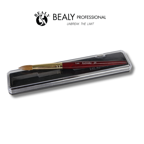  CỌ NAIL ĐẮP BỘT LÔNG CHỒN ĐẦU ÂU CỔ BẠC CÁN GỖ ĐỎ 