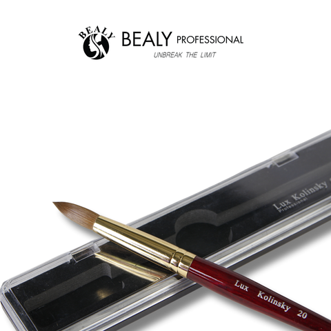  CỌ NAIL ĐẮP BỘT LÔNG CHỒN ĐẦU ÂU CỔ BẠC CÁN GỖ ĐỎ 