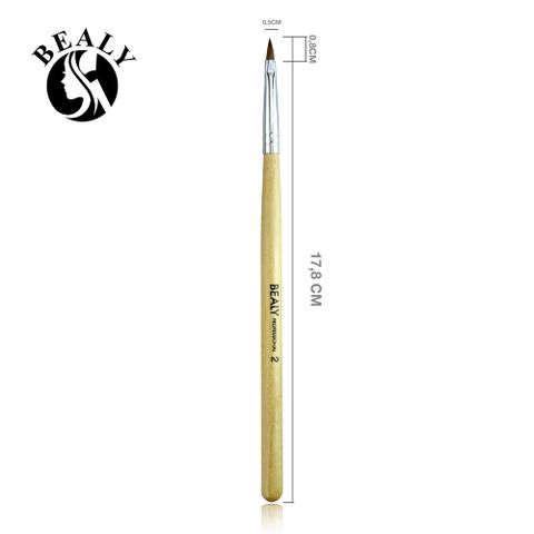  CỌ NAIL ĐẮP BỘT LÔNG CHỒN CÁN GỖ BEALY 