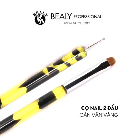  CỌ NAIL 2 ĐẦU CÁN VÂN VÀNG 