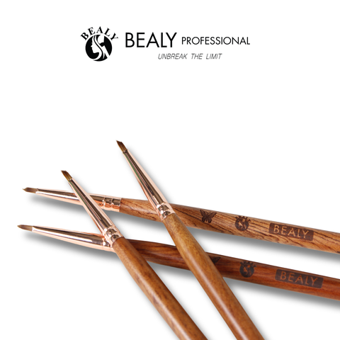  CỌ NAIL BEALY ĐẦU XÉO TAM GIÁC - VẼ HOA CÚC, BƯƠM BƯỚM, HOA HỒNG 