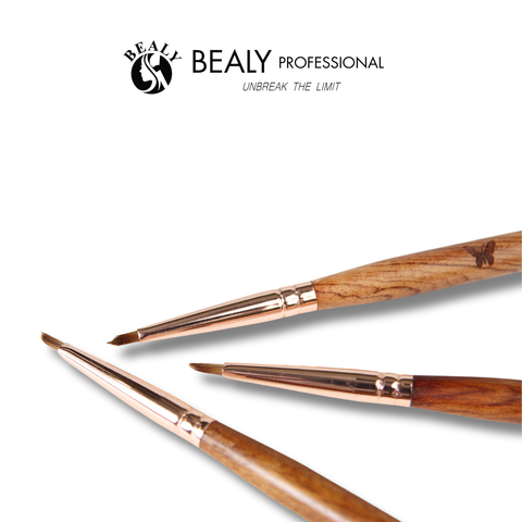  CỌ NAIL BEALY ĐẦU XÉO TAM GIÁC - VẼ HOA CÚC, BƯƠM BƯỚM, HOA HỒNG 