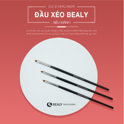  CỌ EYELINER ĐẦU BẰNG/XÉO CÁN ĐEN BEALY 