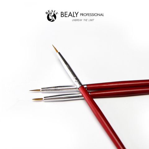  CỌ RÂU VẼ MÓNG CÁN GỖ SƠN ĐỎ BEALY 