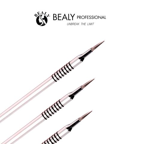  CỌ NAIL CHẤM BI CÁN BẠC THAN VIỀN ĐEN 