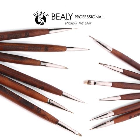  SET CỌ NAIL VẼ 12C CÁN GỖ BEALY 