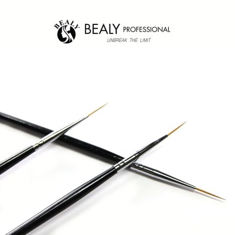  CỌ TÓC VẼ MÓNG BEALY CÁN ĐEN LÔNG VÀNG 
