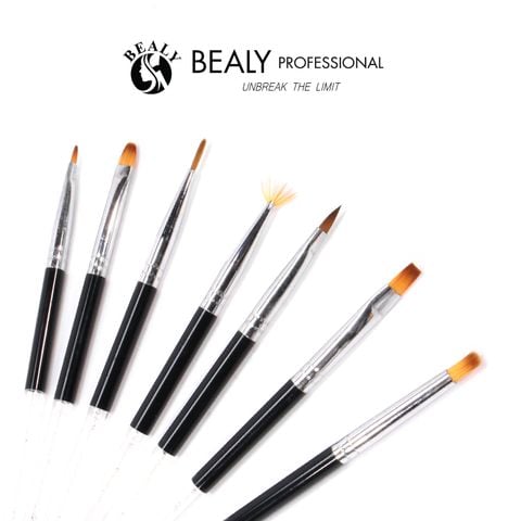  SET CỌ NAIL VẼ 7C CÁN ĐEN KIM CƯƠNG TRẮNG 