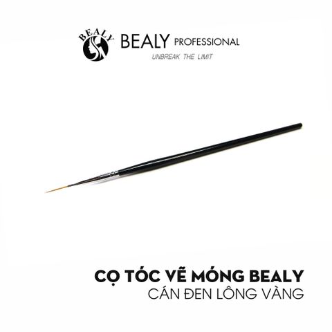  CỌ TÓC VẼ MÓNG BEALY CÁN ĐEN LÔNG VÀNG 