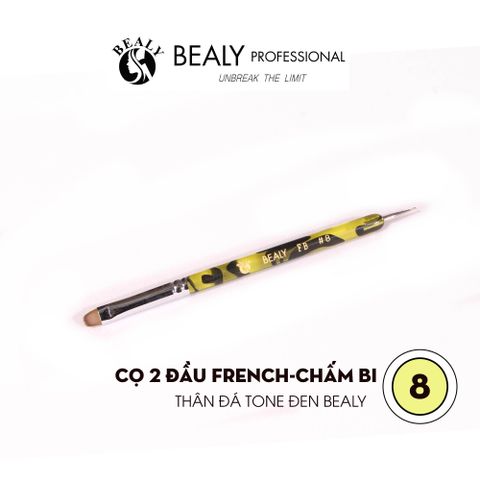  CỌ 2 ĐẦU FRENCH-CHẤM BI, THÂN ĐÁ TONE ĐEN BEALY 