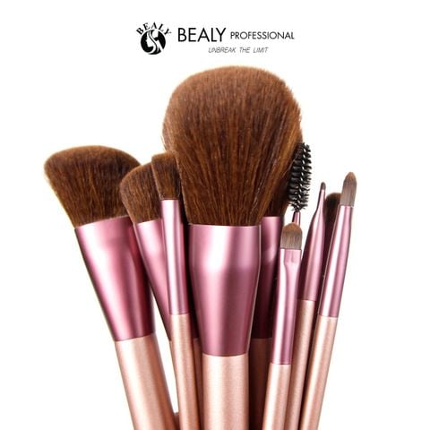  TRANG ĐIỂM CÁ NHÂN 12C CỔ TÍM CÁN NÂU + TÚI 