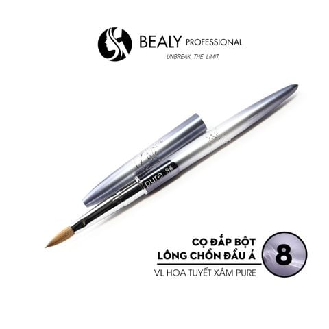  CỌ ĐẮP BỘT LÔNG CHỒN ĐẦU Á VL HOA TUYẾT XÁM PURE 