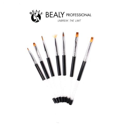  SET CỌ NAIL VẼ 7C CÁN ĐEN KIM CƯƠNG TRẮNG 