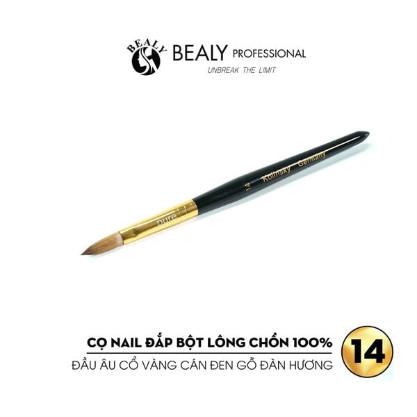  CỌ NAIL ĐẮP BỘT CỔ VÀNG CÁN ĐEN GỖ ĐÀN HƯƠNG 