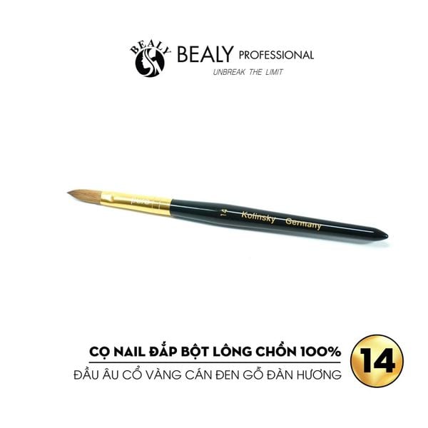  CỌ NAIL ĐẮP BỘT CỔ VÀNG CÁN ĐEN GỖ ĐÀN HƯƠNG 