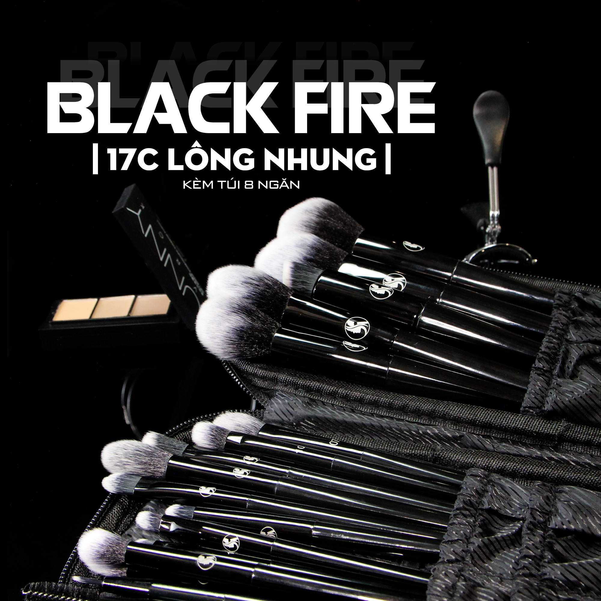 BỘ CỌ TRANG ĐIỂM XẾP LỚP BLACK FIRE BEALY 17C