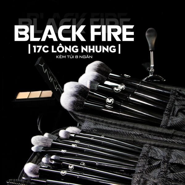 BỘ CỌ TRANG ĐIỂM XẾP LỚP BLACK FIRE BEALY 17C