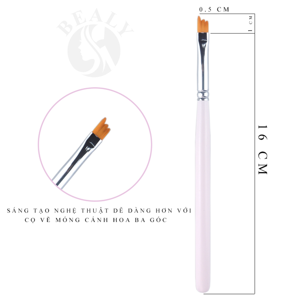  CỌ MÓNG VẼ CÁNH HOA 3 GÓC BEALY 