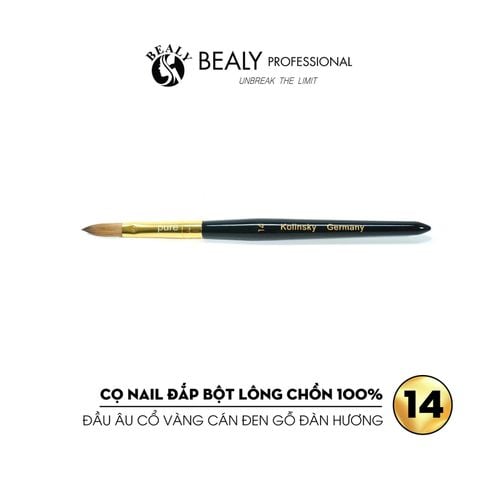  CỌ NAIL ĐẮP BỘT CỔ VÀNG CÁN ĐEN GỖ ĐÀN HƯƠNG 