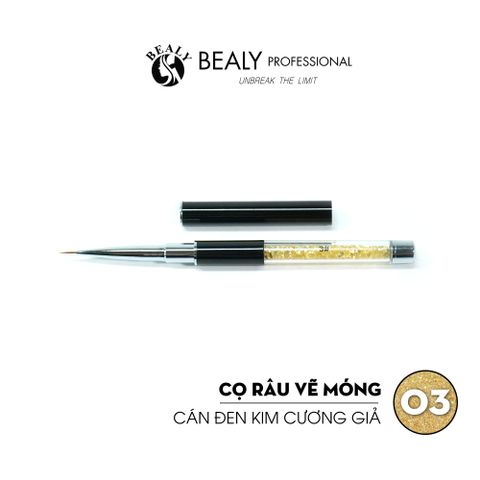  CỌ RÂU VẼ MÓNG CÁN ĐEN KIM CƯƠNG GIẢ 