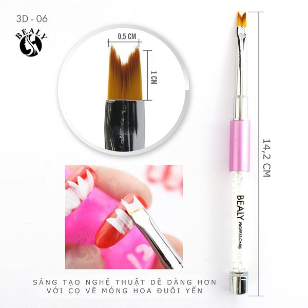 CỌ VẼ MÓNG ĐUÔI YẾN 3D KIM CƯƠNG BEALY