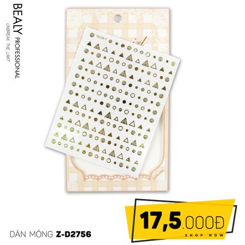  STICKER DÁN MÓNG BABY GIRL TÚI HỒNG CARO VUÔNG Z-D2756 