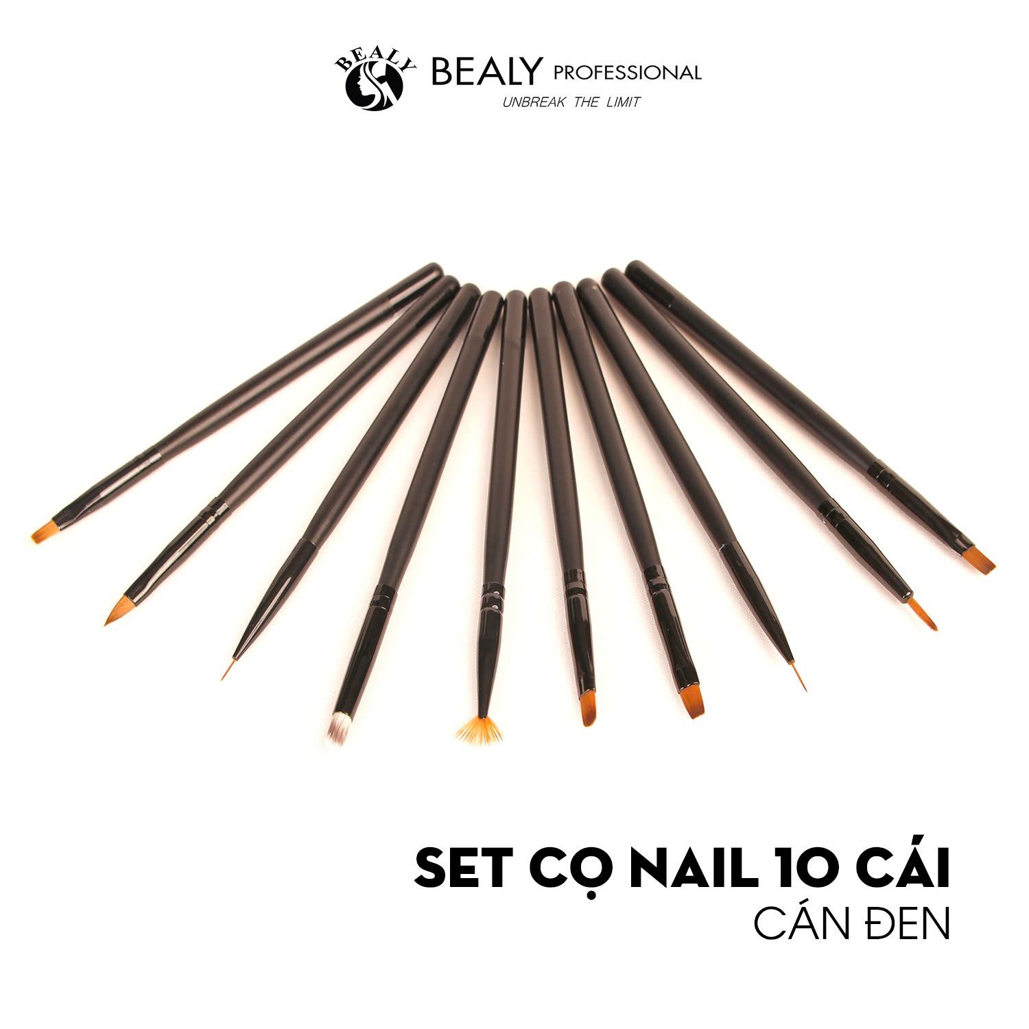 SET CỌ NAIL 10C CÁN ĐEN