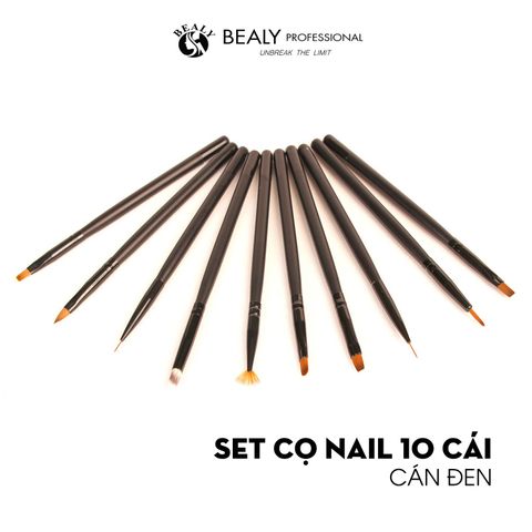  SET CỌ NAIL 10C CÁN ĐEN 