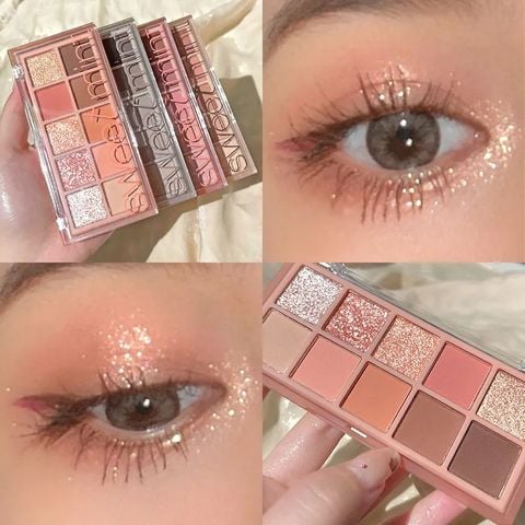  BẢNG PHẤN MẮT 10 Ô SWEET MINT 