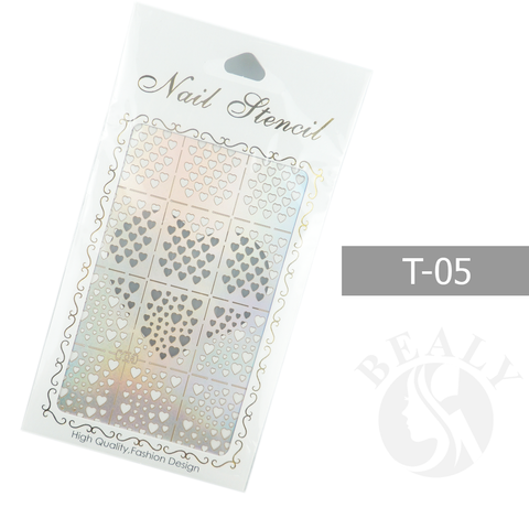  GIẤY DÁN SƠN MÓNG TẠO KIỂU NAIL STENCIL TÚI TRẮNG #T05 