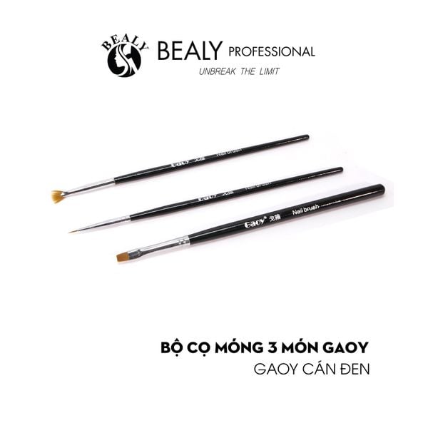  BỘ CỌ MÓNG 3 MÓN GAOY CÁN ĐEN 