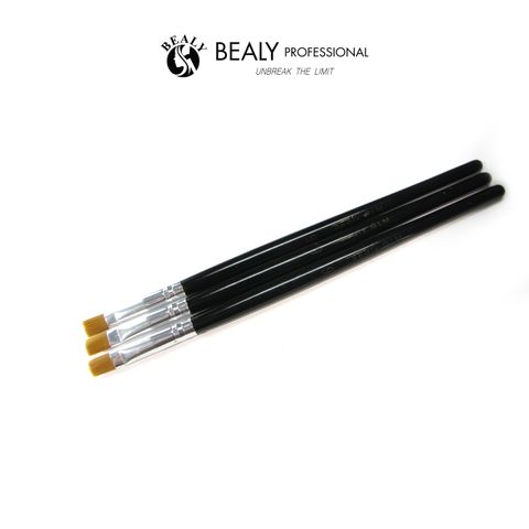  CỌ SƠN MÓNG ĐẦU XÉO/BẰNG CÁN ĐEN LÔNG VÀNG BEALY #6 