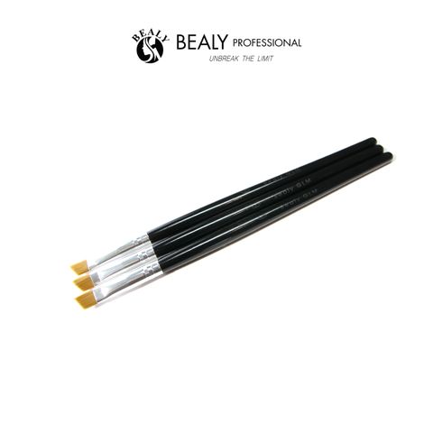  CỌ SƠN MÓNG ĐẦU XÉO/BẰNG CÁN ĐEN LÔNG VÀNG BEALY #6 