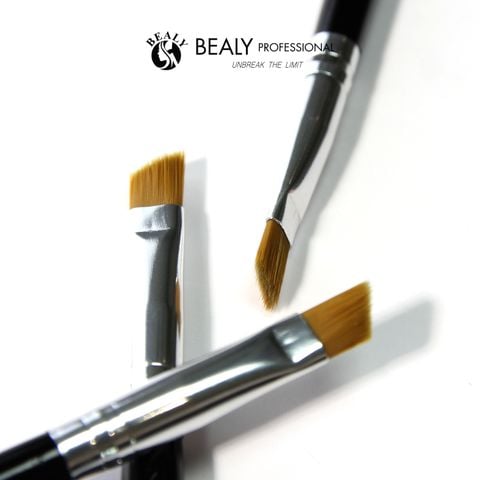  CỌ SƠN MÓNG ĐẦU XÉO/BẰNG CÁN ĐEN LÔNG VÀNG BEALY #6 
