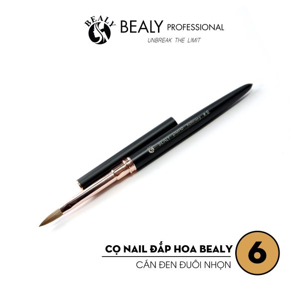  CỌ NAIL ĐẮP HOA LÔNG CHỒN 100% CÁN ĐEN 