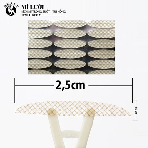  MÍ LƯỚI KÍCH MÍ TRONG SUỐT TÚI HỒNG SIZE M 