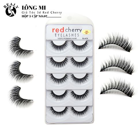  LÔNG MI GIẢ TÓC 3D RED CHERRY HỘP 5 CẶP NO.07 