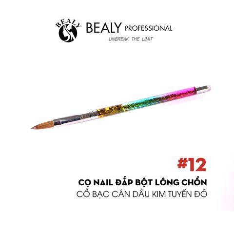  CỌ NAIL ĐẮP BỘT LÔNG CHỒN - CÁN ĐẦU KIM TUYẾN 