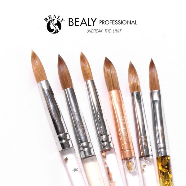  CỌ NAIL ĐẮP BỘT LÔNG CHỒN - CÁN ĐẦU KIM TUYẾN 