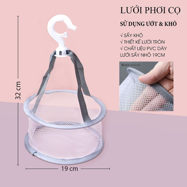  Dụng Cụ Vệ Sinh Cọ - Túi - Chén 