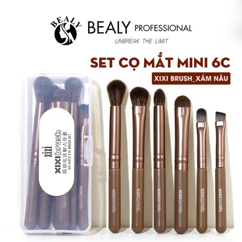  SET CỌ MẮT MINI 6C XIXI BRUSH 