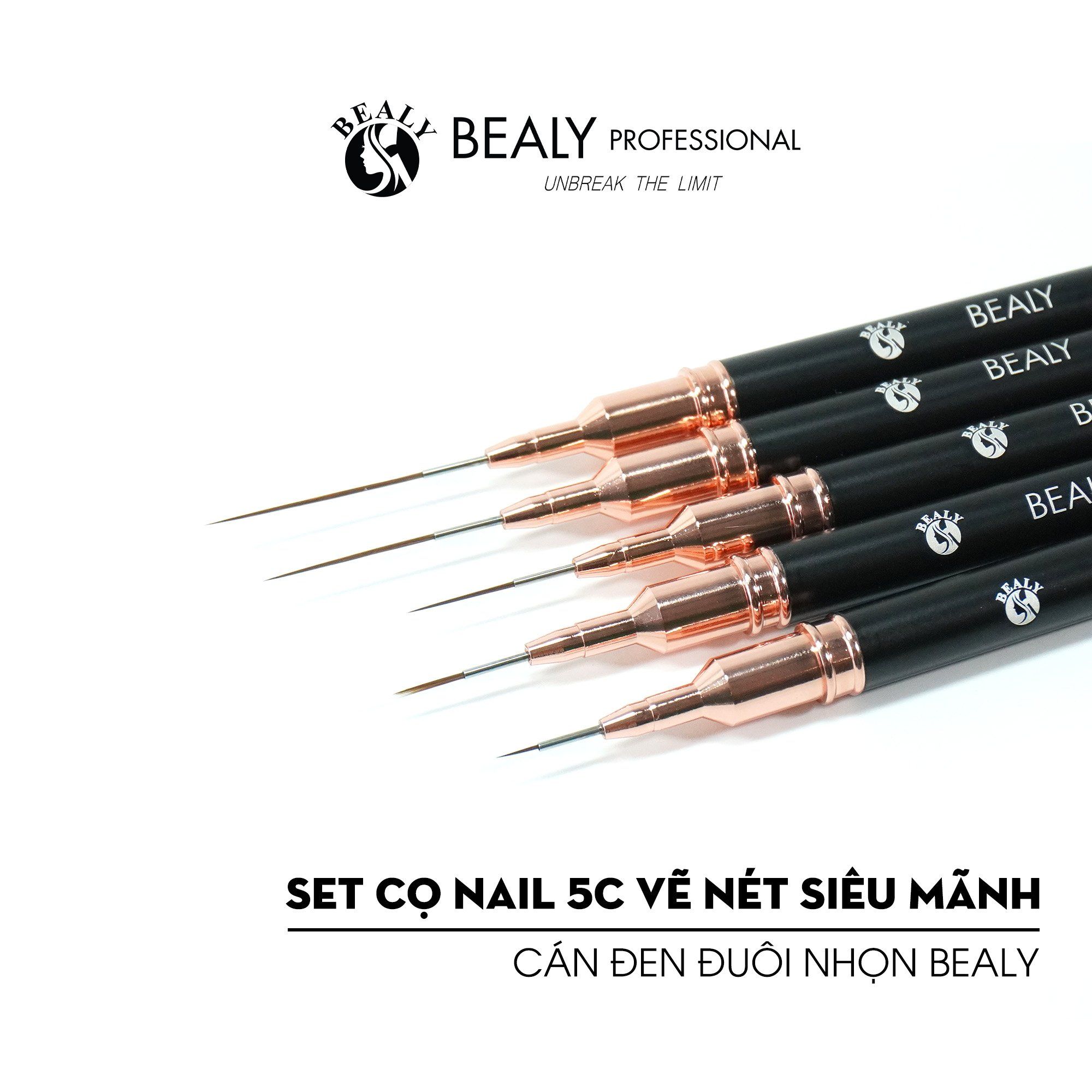  SET 5C CỌ VẼ NÉT SIÊU MẢNH ĐUÔI NHỌN BEALY 