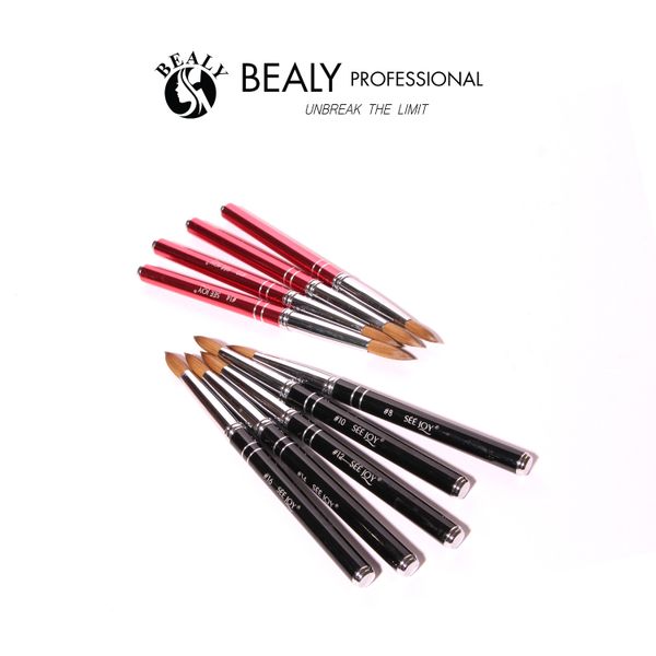  CỌ NAIL ĐẮP BỘT LÔNG CHỒN CỔ BẠC THÂN VIỀN BẠC SEEJOY 