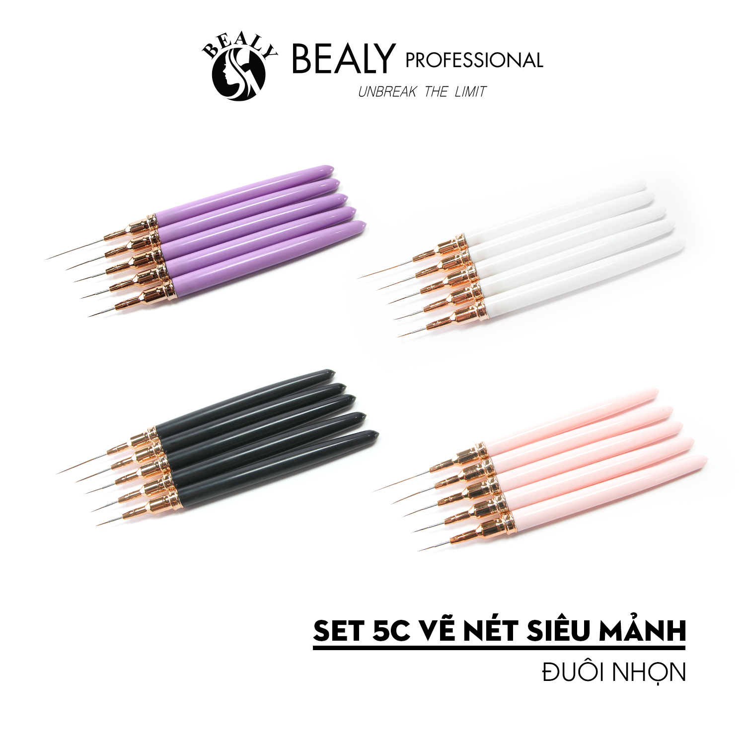 SET CỌ NAIL 5C VẼ NÉT SIÊU MẢNH