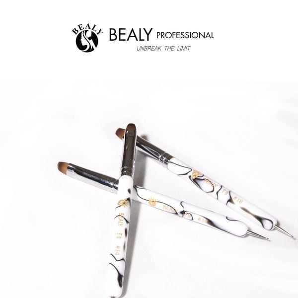  CỌ 2 ĐẦU FRENCH-CHẤM BI, THÂN ĐÁ TONE TRẮNG BEALY 