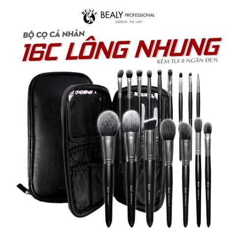  BỘ CỌ TRANG ĐIỂM XẾP LỚP LÔNG NHUNG 16C BEALY 