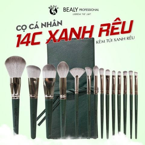  BỘ CỌ TRANG ĐIỂM CÁ NHÂN 14C XANH RÊU BEALY #2 