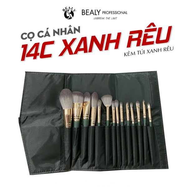  BỘ CỌ TRANG ĐIỂM CÁ NHÂN 14C XANH RÊU BEALY #2 
